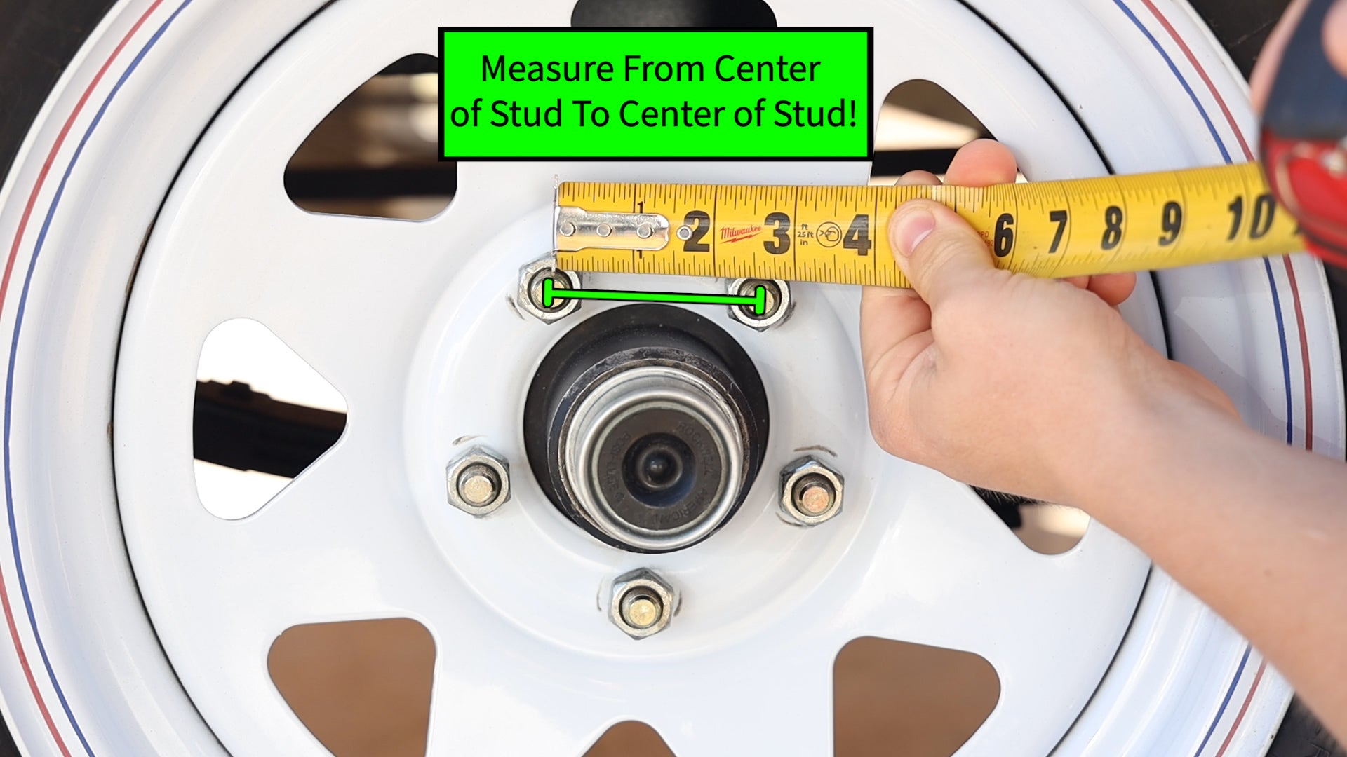 How to measure a 5 lug trailer wheel bolt pattern - Salo Trailer Parts