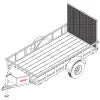 5' x 10' Utility Trailer Plans Blueprints - 3,500 lb Capacity