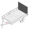 6' x 10' Utility Trailer Plans Blueprints - 3,500 lb Capacity