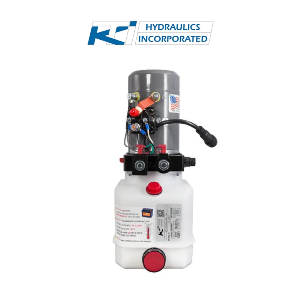 3 Quart 12v KTI Double Acting Hydraulic Pump | DC-4442