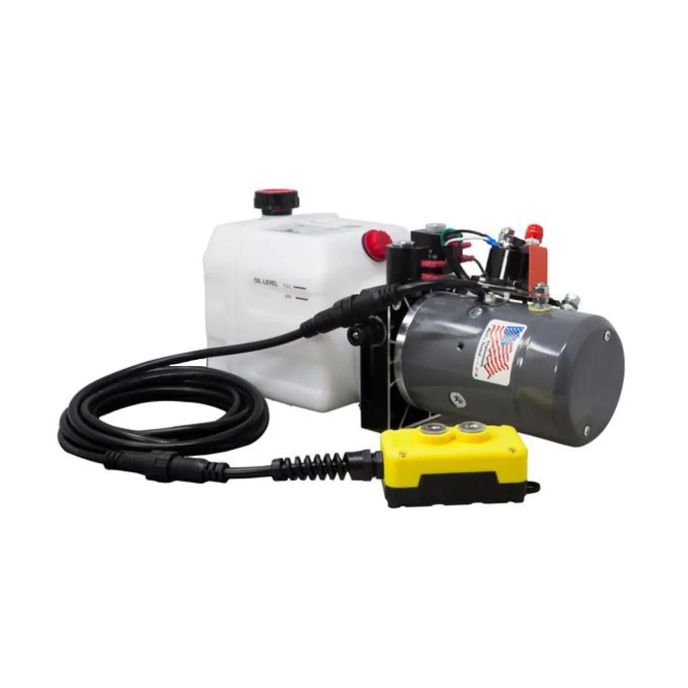 3 Quart 12v KTI Double Acting Hydraulic Pump | DC-4442