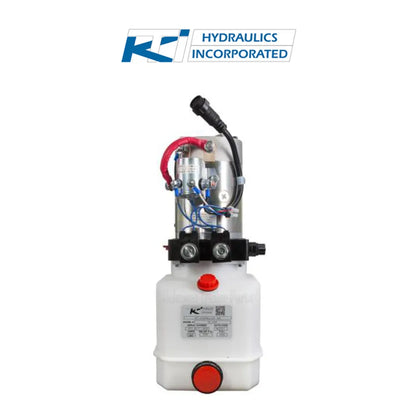 3 Quart 24V KTI Double Acting Hydraulic Pump