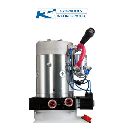 3 Quart 24V KTI Double Acting Hydraulic Pump