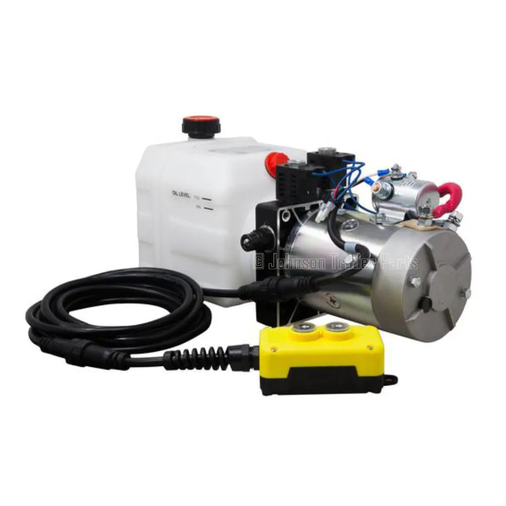 3 Quart 24V KTI Double Acting Hydraulic Pump