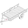 5' x 10' Utility Trailer Plans Blueprints - 3,500 lb Capacity