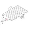 6' 4" x 10' Utility Trailer Plans Blueprints - 3,500 lb Capacity