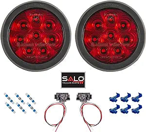 T46 | Hi Visibility LED Tail Light Kit – 4″ Round Grommet Mount